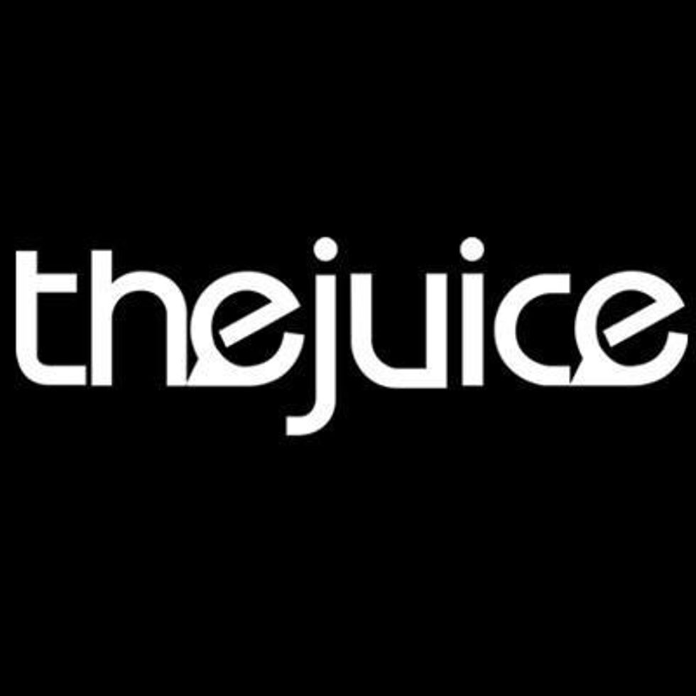 the juice logo v expo