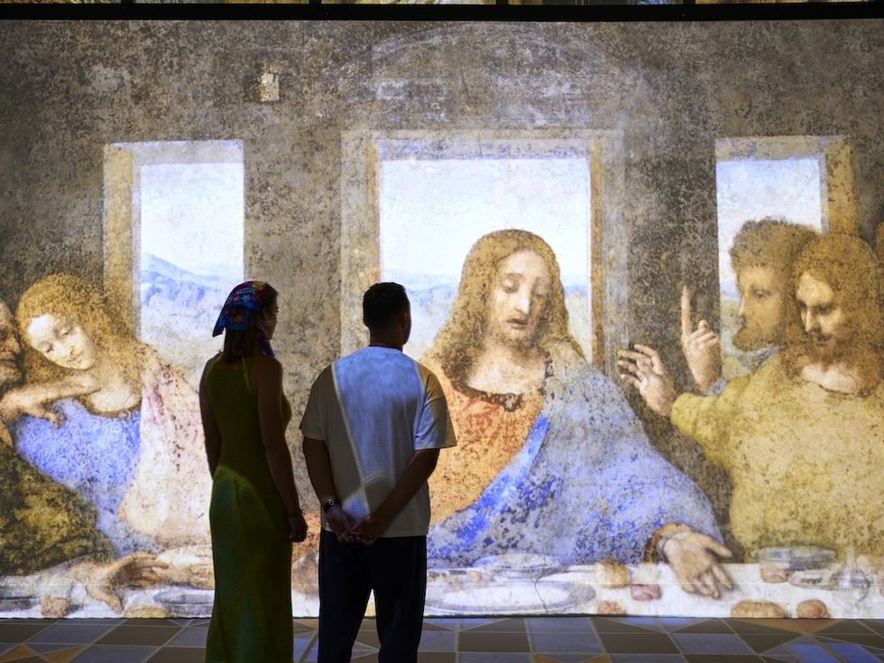 The last supper Leonardo da Vince 500 years of genius exhibition