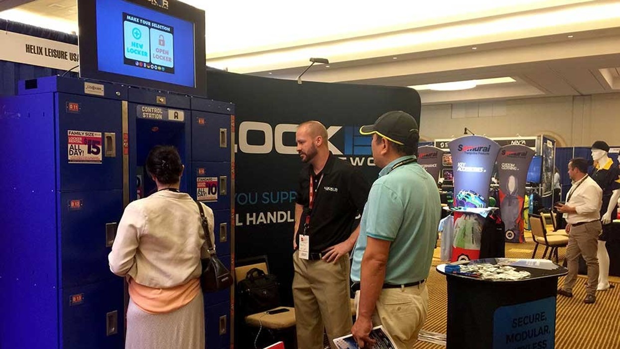 The Locker Networks Rustin Wright at the IATP Show 2017