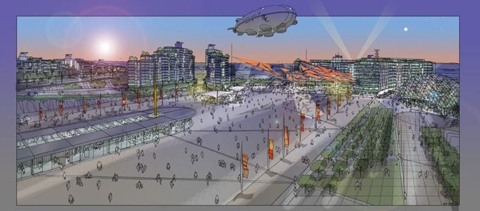 The London Resort arrival plaza hotels and market