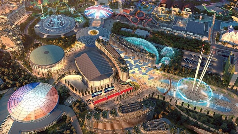 The London Resort esports high street hotel water park