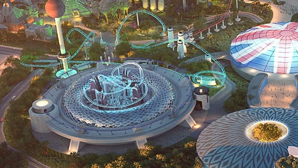 The London Resort Starport themed land