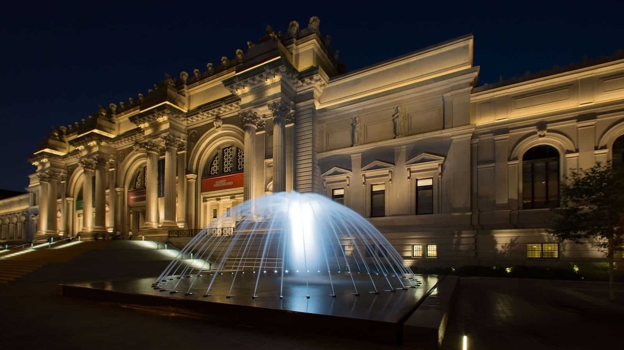 The Met at night