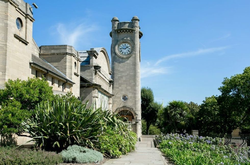 The museum's clocktower