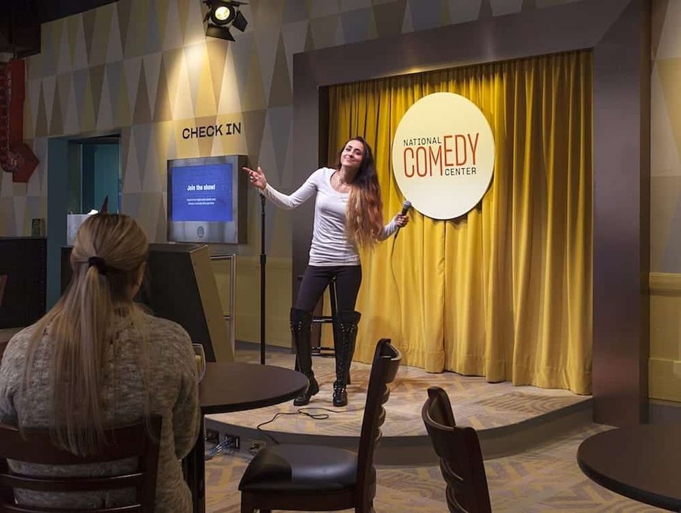 The National Comedy Center stand up karaoke