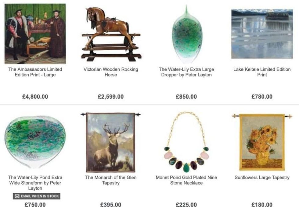 The National Gallery Store gifts for sale