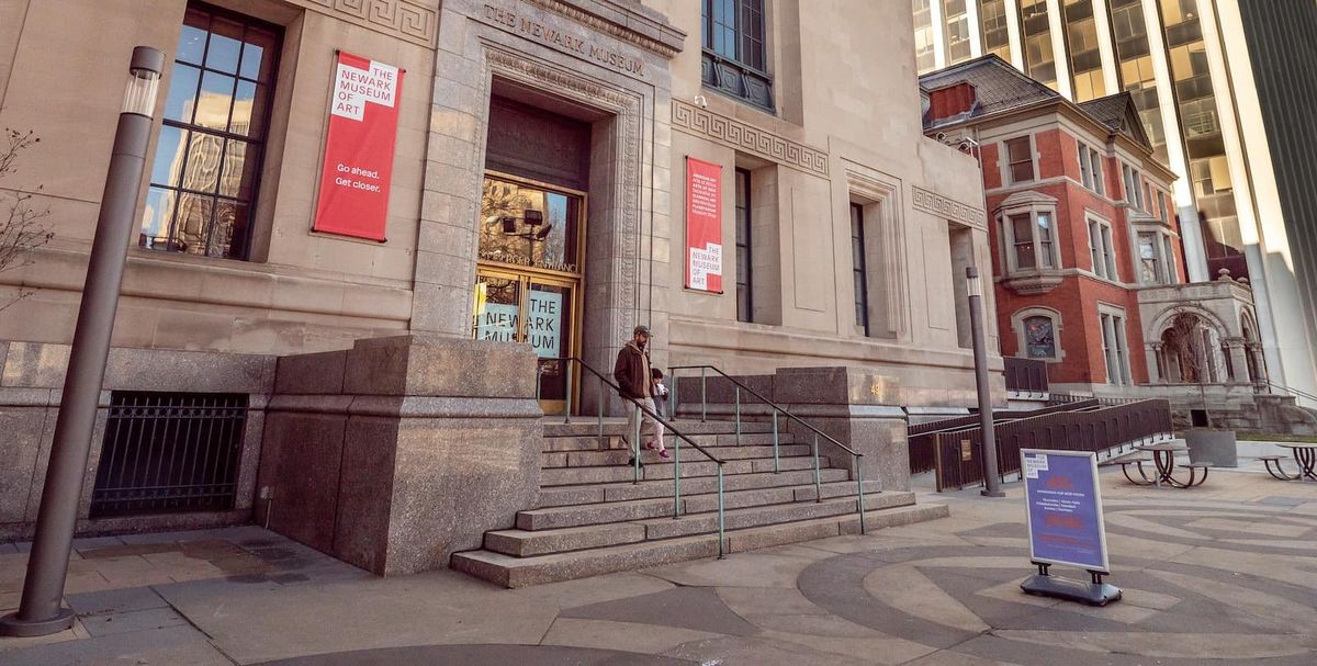 The Newark Museum of Art, exterior, January 2021