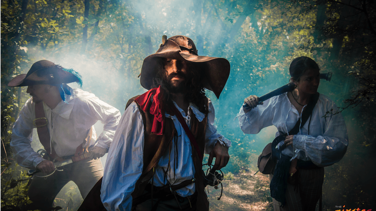 The-Pirates-Experience-Re-enactors-forest
