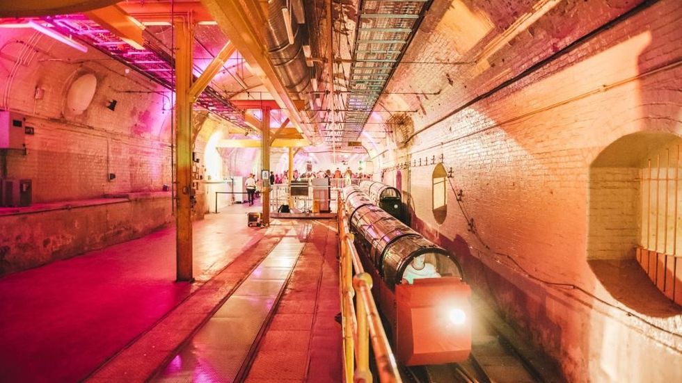 The Postal Museum Mail Rail Train