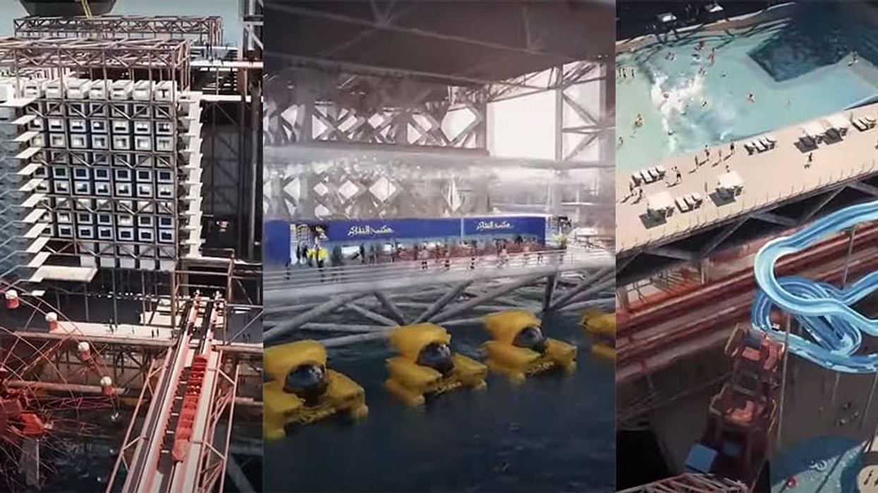 The Rig - Saudi Arabia offshore oil platform adventure attractions