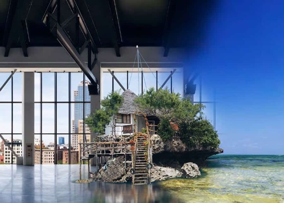 The Rock- rendering Adirondack Studios