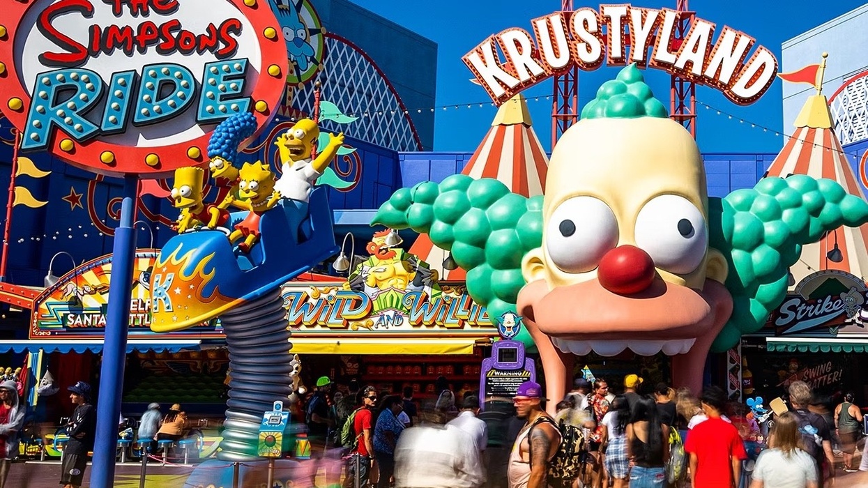 the simpsons land universal studios hollywood