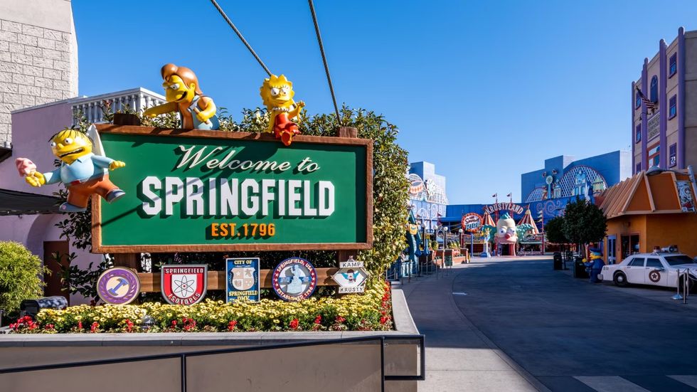 the simpsons land universal studios hollywood