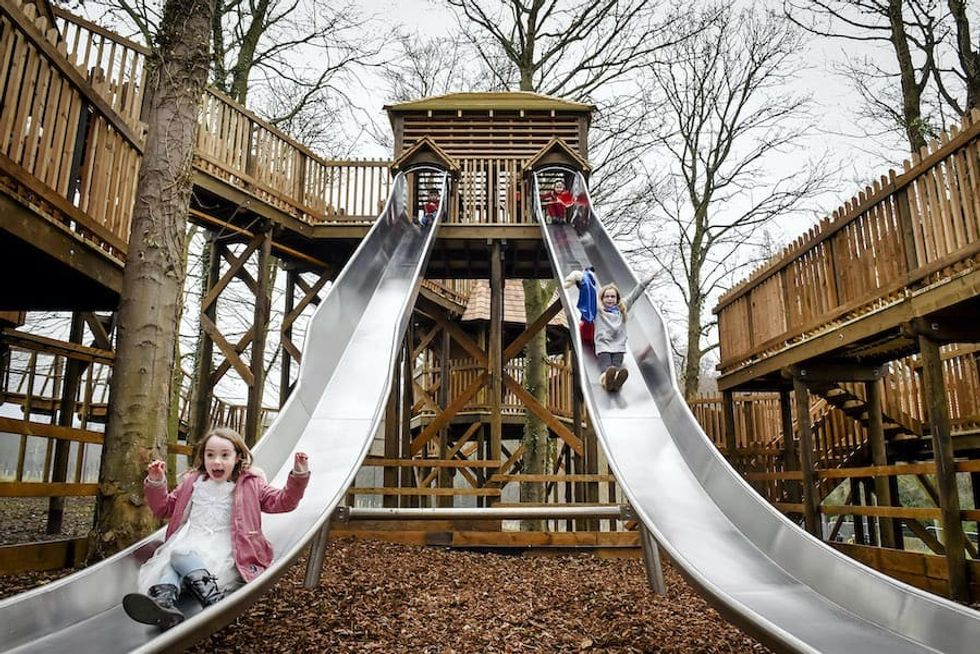 The Sky Maze at Fort Douglas Dalkeith Country Park by CAP.Co reopening outdoor play