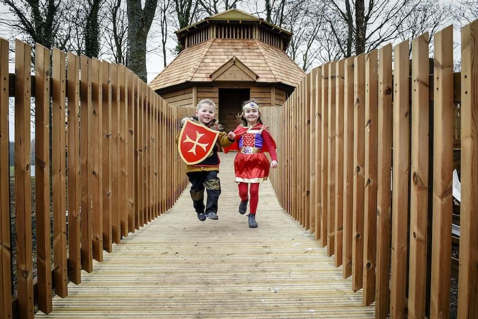The Sky Maze at Fort Douglas Dalkeith Country Park by CAP.Co