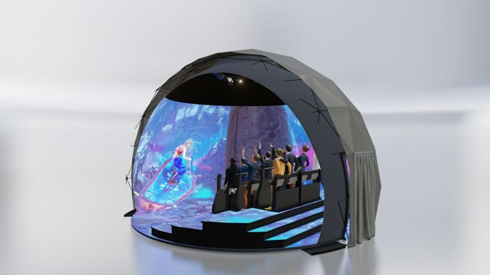 The Super Reality Stand-Up Theater - dome concept art