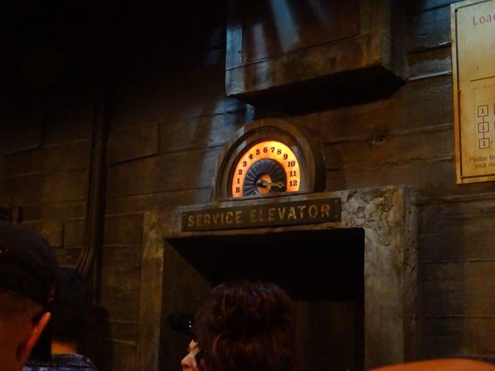 The Twilight Zone Tower of Terror’s elevator is waiting to go up again (Photo by Misha Fokke)