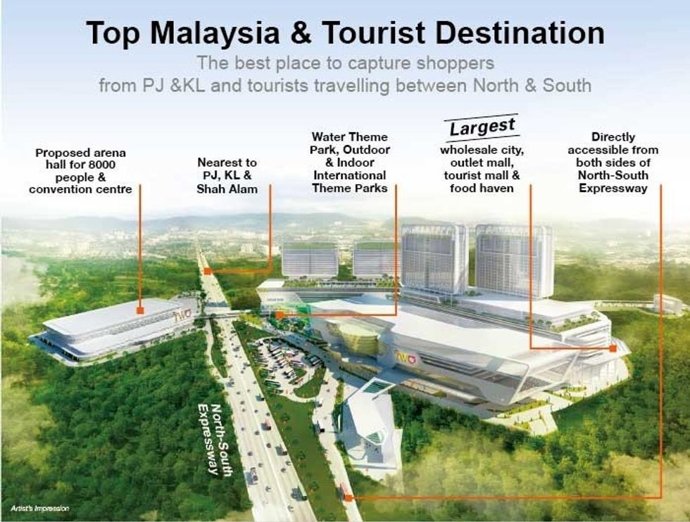 The TWO development malaysia DA Land