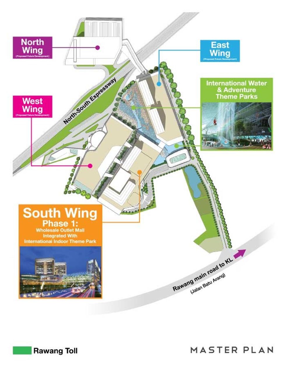 The TWO masterplan malaysia DA Land