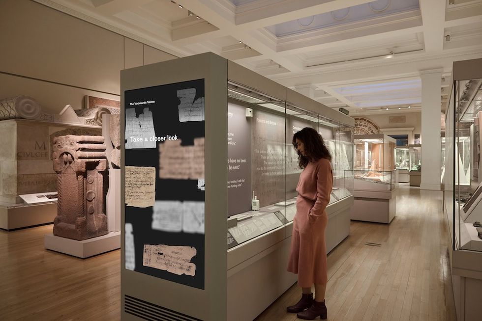 The Vindolanda tablets at the British Museum, Exhibition Design by Ralph Appelbaum Associates (RAA), Immersive exhibits by Journey