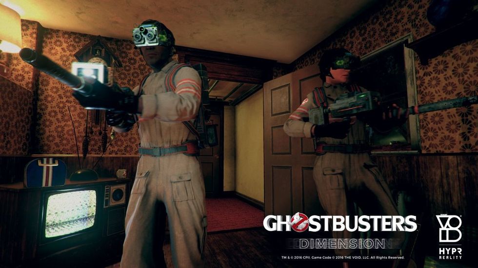 The VOID Ghostbuster VR at Madame Tussauds NY