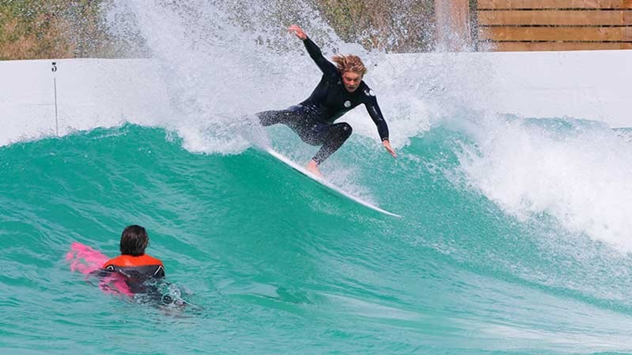 the wave surfing simulator