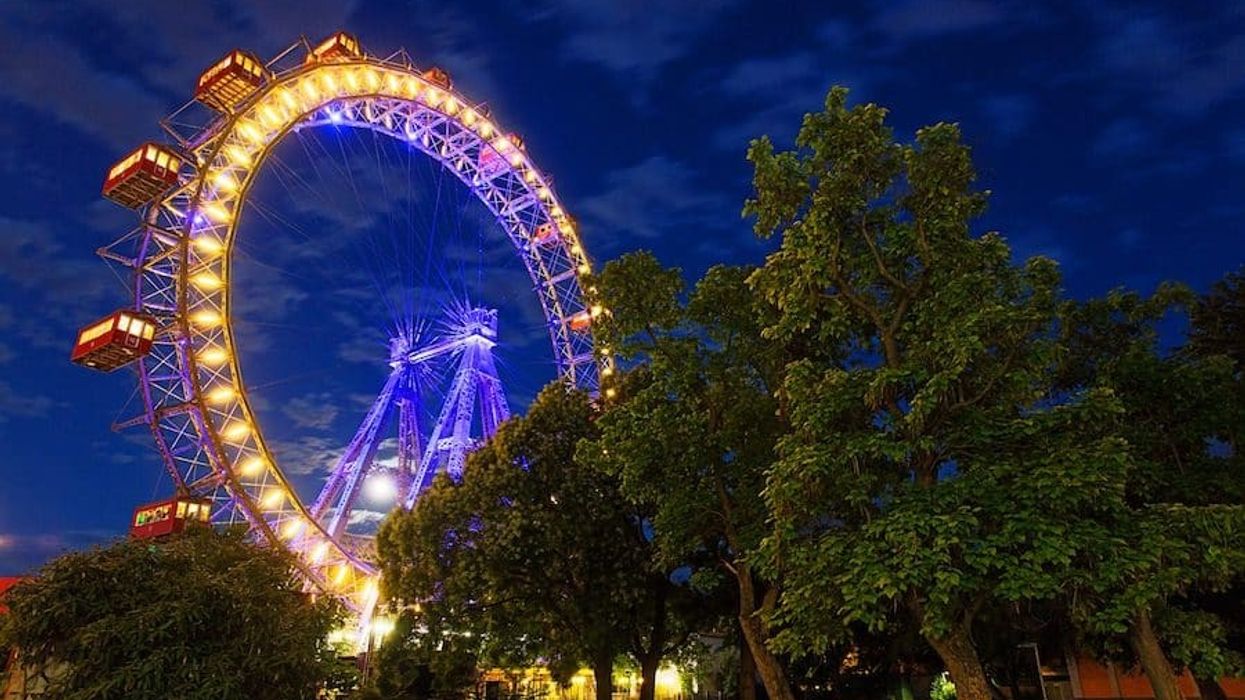 The 'Wiener Riesenrad' at the Prater in Vienna