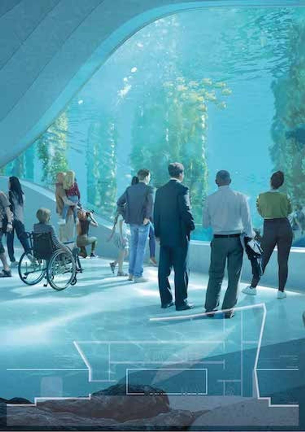 The winning design Australian Underwater Discovery Center
