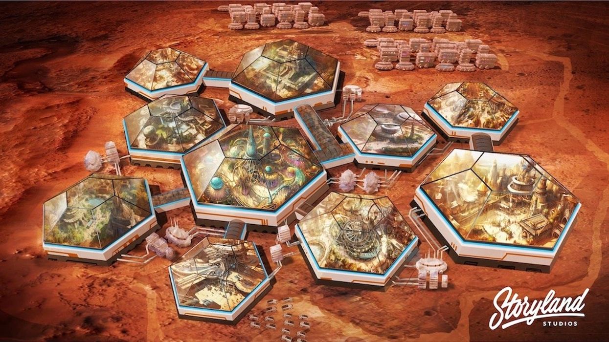 theme park on mars