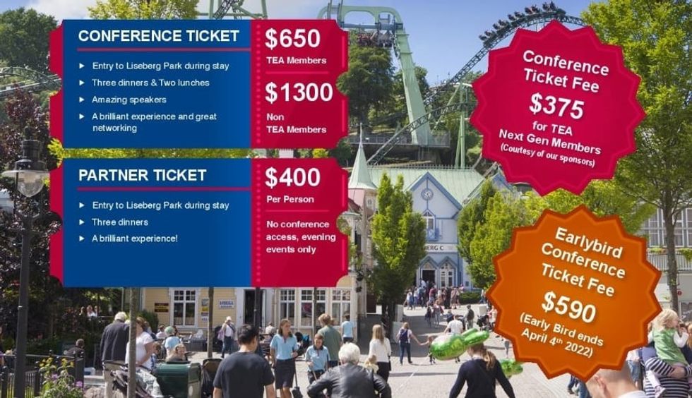 Themed Entertainment Association TEA SATE Liseberg 2022