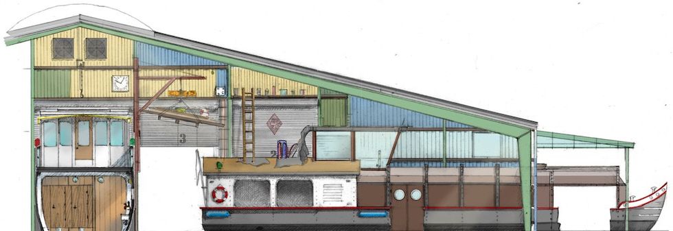 Themed Interior Elevation © Schloss Dankern / Creative Studio Berlin