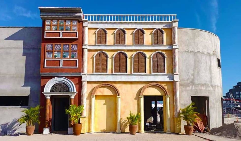 Themics building facade IAAPA Expo Europe 2022