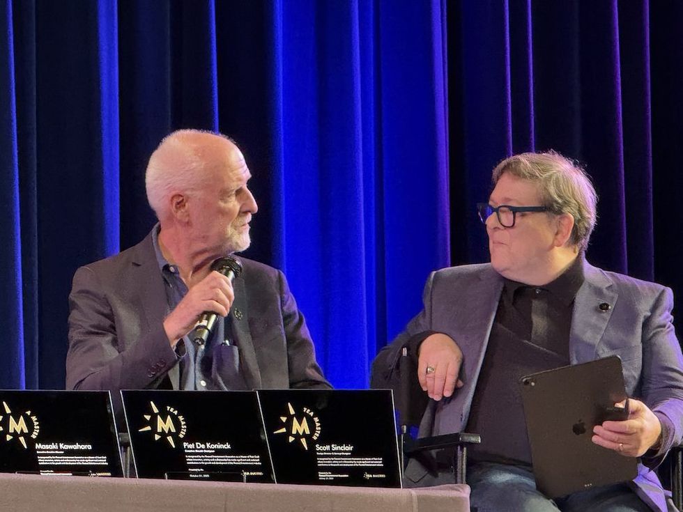 THG's Scott Sinclair on stage at TEA SATE 2025