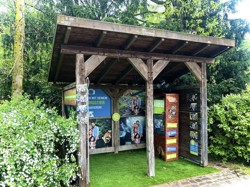 ThisPlays photo booth zoo recycled materials