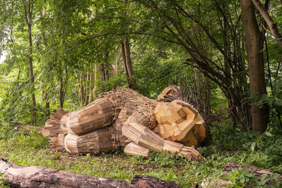 Thomas Dambo Sleeping Troll