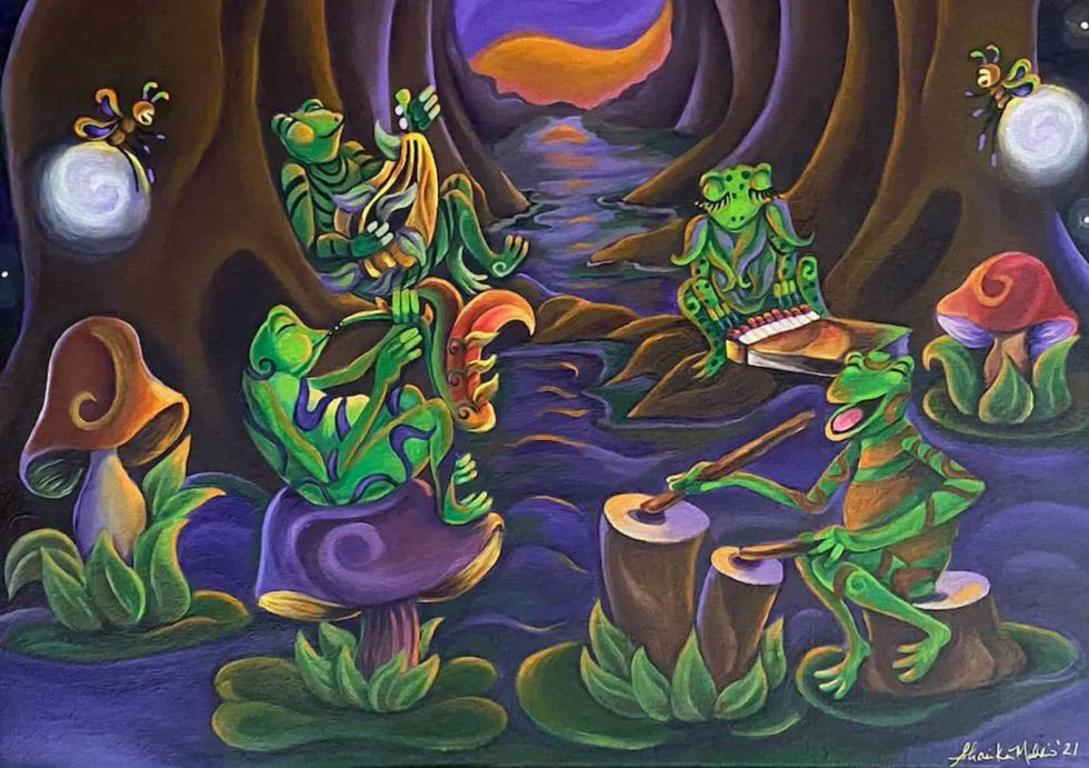 tiana's bayou adventure disney artwork