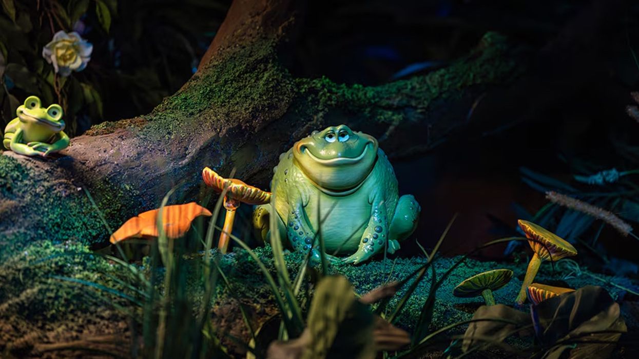 tiana's bayou adventure frogs