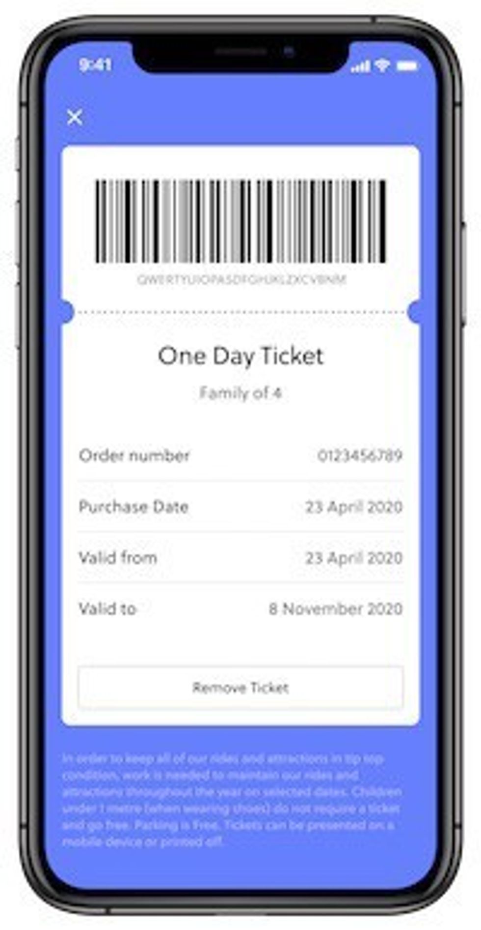 ticket on mobile app safely reopening attractions contactless