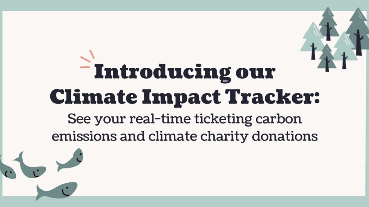 Ticket Tailor intro to Climate Impact Tracker