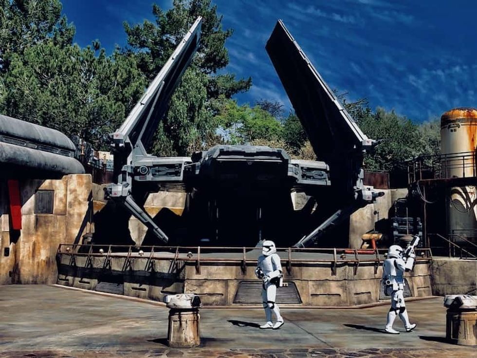 TIE Echelon Stormstroopers star wars galaxys edge photos blooloop ticket costs disney