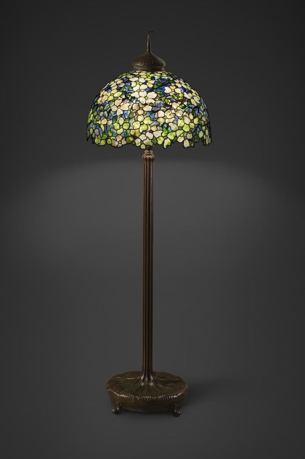 Tiffany Dogwood Standing Lamp New-York Historical Society