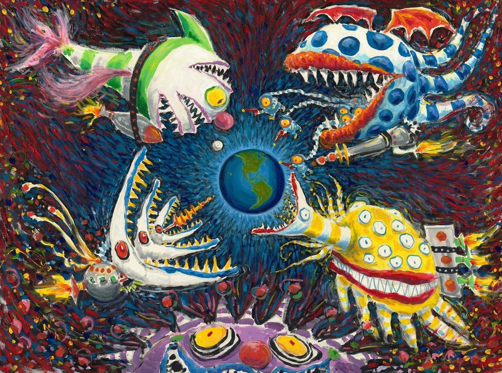 tim burton art