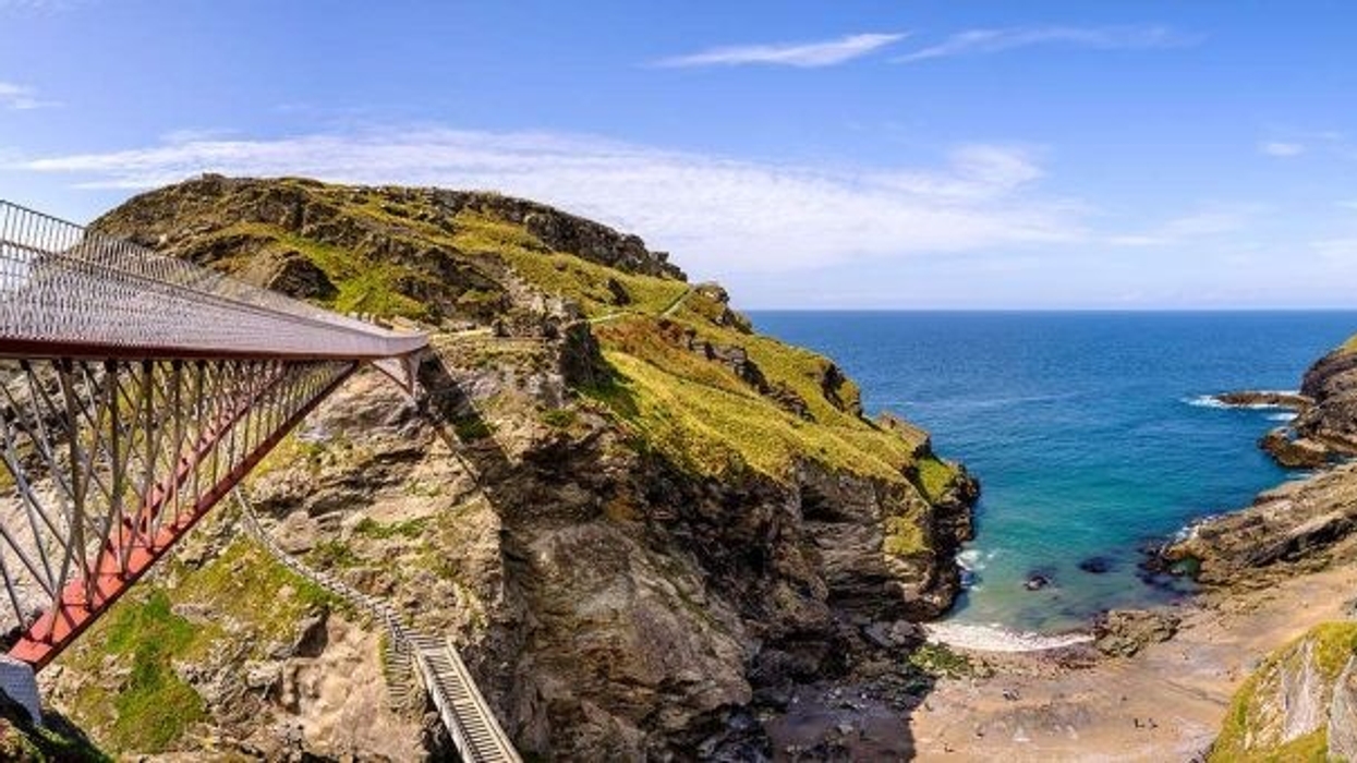 tintagel castle bridge