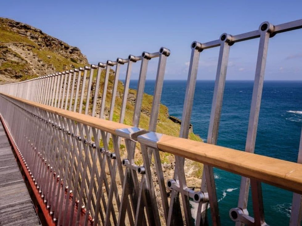 tintagel castle bridge