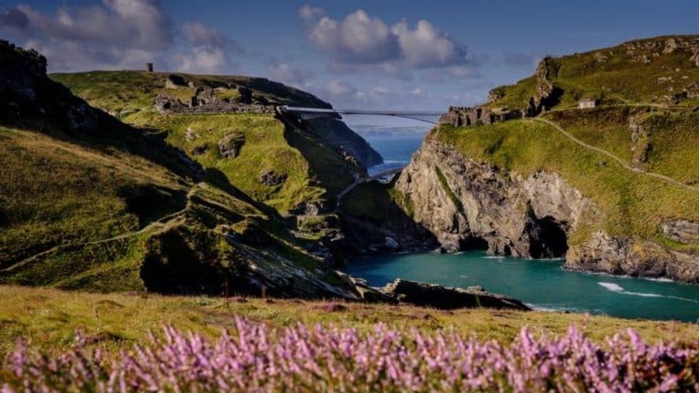 tintagel castle bridge