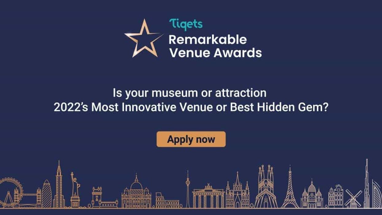 Tiqets Remarkable Venue Awards 2022 Apply