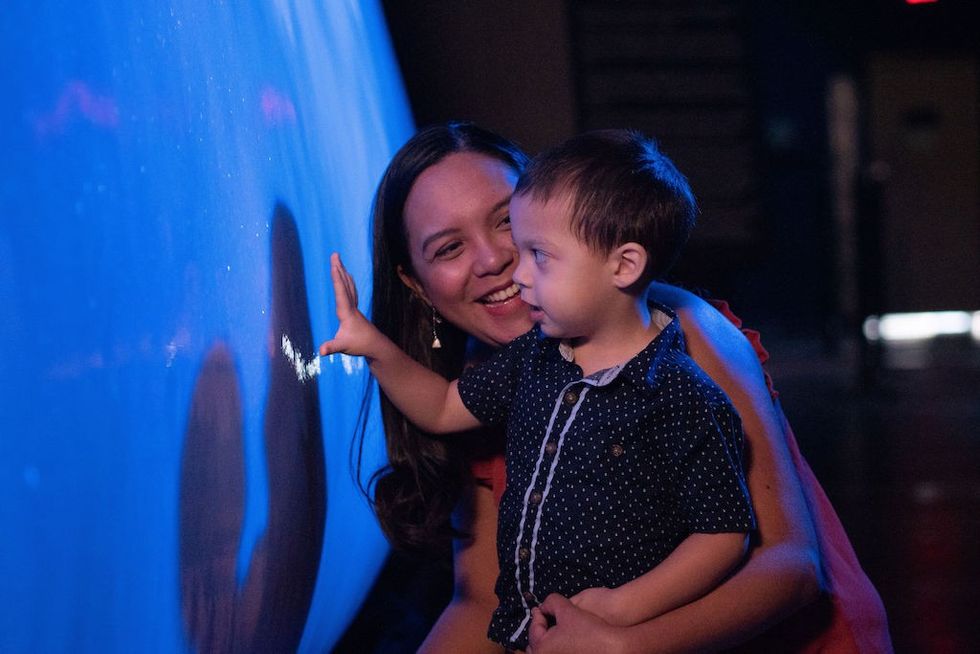 Titanic artifact exhibition iceberg