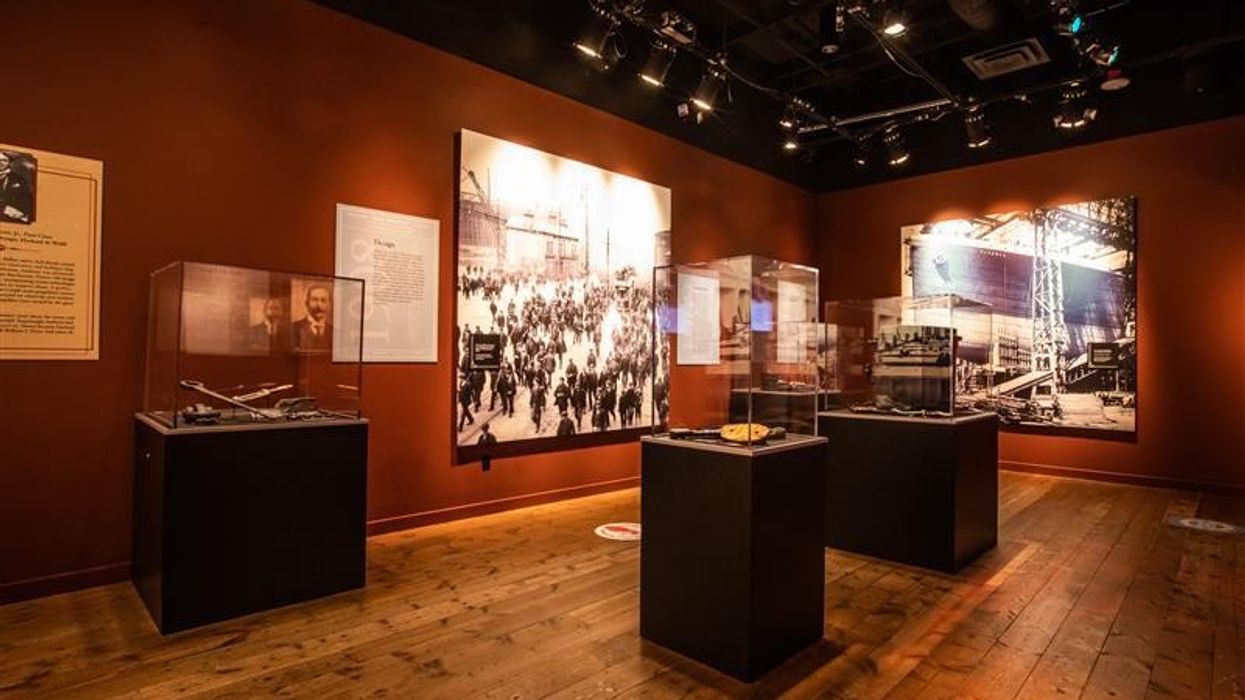 Titanic artifact exhibition