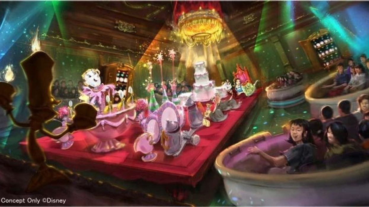 tokyo disneyland development beauty and the beast