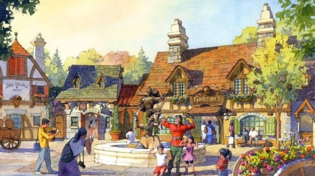 tokyo disneyland development beauty and the beast